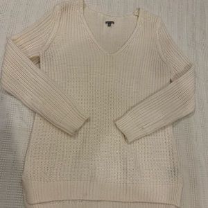 Cream knit sweater
